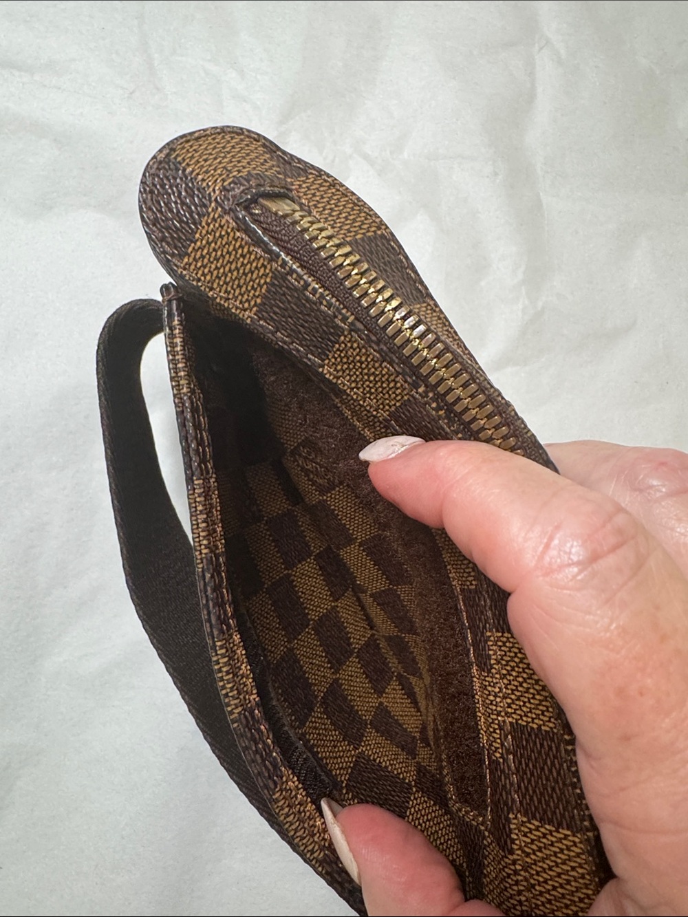 Louis Vuitton Damier Ebone Geronimos Crossbody Sling Bag - Picture 5 of 15